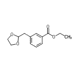 CAS 登录号：898776-72-2， 乙基3-(1,3-二氧戊环-2-基甲基)苯甲酸酯