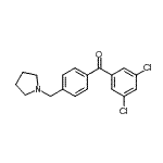 CAS 登录号：898776-87-9， (3,5-二氯苯基)[4-(1-吡咯烷基甲基)苯基]甲酮