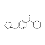 CAS 登录号：898777-04-3， 环己基[4-(1-吡咯烷基甲基)苯基]甲酮