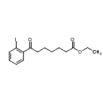 CAS 登录号：898777-18-9， 乙基7-(2-碘苯基)-7-氧代庚酸酯