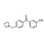 CAS 登录号：898777-28-1， [4-(1-氮杂环丁基甲基)苯基](3-甲基苯基)甲酮