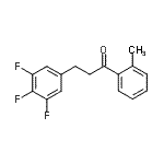 CAS # 898777-58-7, 1-(2-Methylphenyl)-3-(3,4,5-trifluorophenyl)-1-propanone