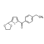 CAS#: 898778-46-6, [5-(1,3-Dioxolan-2-yl)-2-thienyl](4-ethylphenyl)methanone