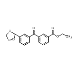 CAS#: 898779-03-8, Ethyl 3-[3-(1,3-dioxolan-2-yl)benzoyl]benzoate
