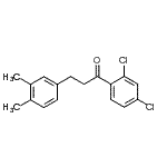 CAS 登录号：898779-77-6， 1-(2,4-二氯苯基)-3-(3,4-二甲基苯基)-1-丙酮