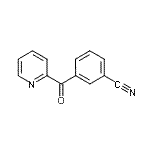 CAS 登录号：898779-84-5， 3-(2-吡啶基羰基)苯甲腈