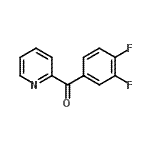 CAS 登录号：898780-27-3， (3,4-二氟苯基)(2-吡啶基)甲酮