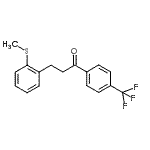 CAS#: 898780-28-4, 3-[2-(Methylsulfanyl)phenyl]-1-[4-(trifluoromethyl)phenyl]-1-propanone
