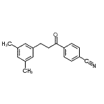 CAS 登录号：898780-29-5， 4-[3-(3,5-二甲基苯基)丙酰]苯甲腈