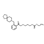 CAS 登录号：898781-35-6， 乙基8-[2-(1,4-二氧杂-8-氮杂螺[4.5]癸-8-基甲基)苯基]-8-氧代辛酸酯