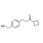 CAS 登录号：898781-89-0， 1-环丁基-3-[4-(甲硫基)苯基]-1-丙酮