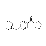 CAS#: 898783-32-9, Cyclopentyl[4-(4-thiomorpholinylmethyl)phenyl]methanone