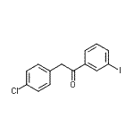 CAS#: 898784-07-1, 2-(4-Chlorophenyl)-1-(3-iodophenyl)ethanone