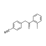 CAS 登录号：898784-41-3， 4-[2-(2-碘苯基)-2-氧代乙基]苯甲腈