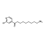 CAS 登录号：898784-76-4， 1-(2-氯-4-吡啶基)-1-癸酮