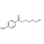 CAS 登录号：898785-32-5， 6-氯-1-(4-甲基苯基)-1-己酮