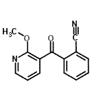 CAS 登录号：898785-99-4， 2-[(2-甲氧基-3-吡啶基)羰基]苯甲腈