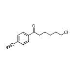 CAS 登录号：898786-19-1， 6-氯-1-(4-氰基苯基)-1-氧代己烷