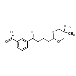 CAS 登录号：898786-27-1， 4-(5,5-二甲基-1,3-二恶烷-2-基)-1-(3-硝基苯基)-1-丁酮