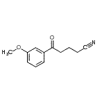 CAS 登录号：898786-58-8， 5-(3-甲氧基苯基)-5-氧代戊腈