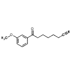 CAS 登录号：898786-62-4， 7-(3-甲氧基苯基)-7-氧代庚烷腈