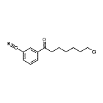 CAS 登录号：898786-76-0， 3-(7-氯庚烷酰基)苯甲腈