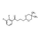 CAS 登录号：898786-79-3， 1-(2,3-二氟苯基)-4-(5,5-二甲基-1,3-二恶烷-2-基)-1-丁酮