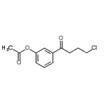 CAS 登录号：898786-89-5， 3-(4-氯丁烷酰基)苯基乙酸酯