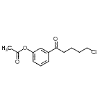 CAS 登录号：898786-91-9， 3-(5-氯戊烷酰基)苯基乙酸酯