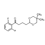 CAS 登录号：898786-93-1， 1-(2,6-二氟苯基)-4-(5,5-二甲基-1,3-二恶烷-2-基)-1-丁酮