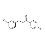 CAS 登录号：898787-00-3， 3-(3-氯苯基)-1-(4-氟苯基)-1-丙酮