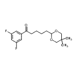 CAS 登录号：898787-05-8， 1-(3,5-二氟苯基)-5-(5,5-二甲基-1,3-二恶烷-2-基)-1-戊酮