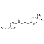 CAS 登录号：898787-21-8， 4-(5,5-二甲基-1,3-二恶烷-2-基)-1-(4-乙基苯基)-1-丁酮