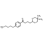 CAS 登录号：898787-27-4， 4-(5,5-二甲基-1,3-二恶烷-2-基)-1-(4-戊基苯基)-1-丁酮