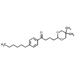 CAS 登录号：898787-29-6， 4-(5,5-二甲基-1,3-二恶烷-2-基)-1-(4-己基苯基)-1-丁酮