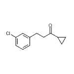 CAS 登录号：898787-52-5， 3-(3-氯苯基)-1-环丙基-1-丙酮