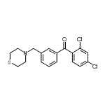 CAS#: 898787-81-0, (2,4-Dichlorophenyl)[3-(4-thiomorpholinylmethyl)phenyl]methanone