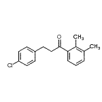CAS 登录号：898787-94-5， 3-(4-氯苯基)-1-(2,3-二甲基苯基)-1-丙酮