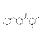CAS#: 898787-99-0, (3,5-Difluorophenyl)[3-(4-thiomorpholinylmethyl)phenyl]methanone