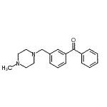 CAS 登录号：898788-28-8， {3-[(4-甲基-1-哌嗪基)甲基]苯基}(苯基)甲酮