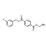 CAS 登录号：898788-94-8， 乙基4-[3-(3-氟苯基)丙酰]苯甲酸酯
