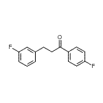 CAS 登录号：898789-17-8， 3-(3-氟苯基)-1-(4-氟苯基)-1-丙酮