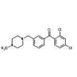 CAS#: 898789-23-6, (2,4-Dichlorophenyl){3-[(4-methyl-1-piperazinyl)methyl]phenyl}methanone