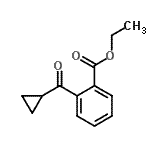 CAS 登录号：898789-89-4， 乙基2-(环丙基羰基)苯甲酸酯