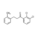 CAS # 898789-93-0, 1-(2,3-二氯苯基)-3-(2-甲基苯基)-1-丙酮