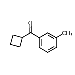 CAS 登录号：898790-40-4， 环丁基(3-甲基苯基)甲酮
