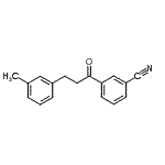 CAS 登录号：898790-45-9， 3-[3-(3-甲基苯基)丙酰]苯甲腈
