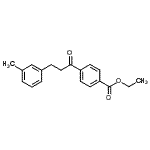 CAS 登录号：898790-53-9， 乙基4-[3-(3-甲基苯基)丙酰]苯甲酸酯