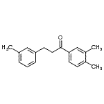 CAS 登录号：898790-81-3， 1-(3,4-二甲基苯基)-3-(3-甲基苯基)-1-丙酮