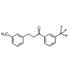 CAS 登录号：898791-05-4， 3-(3-甲基苯基)-1-[3-(三氟甲基)苯基]-1-丙酮